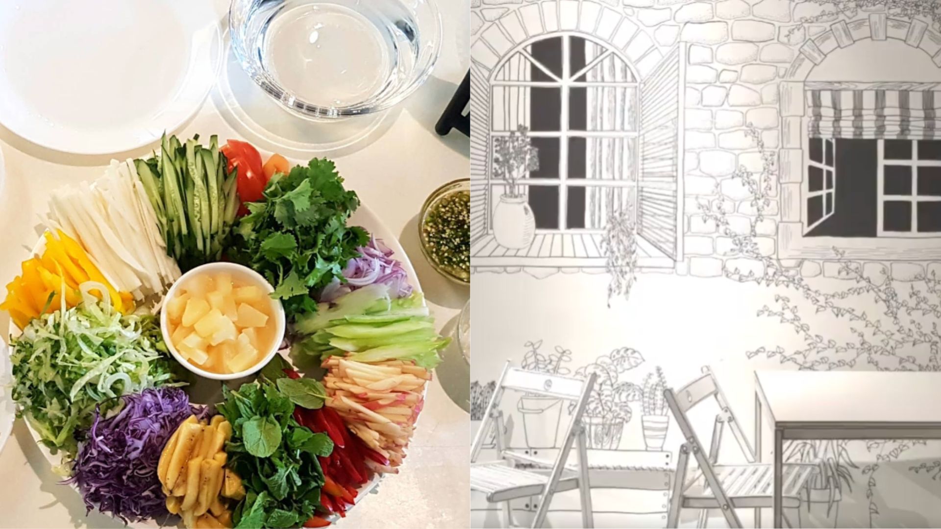 With the trending of cafe hopping, you can also find Korean dishes in an art cafe! Enjoy your dishes while looking at the beautiful art in Arete Cafe! 